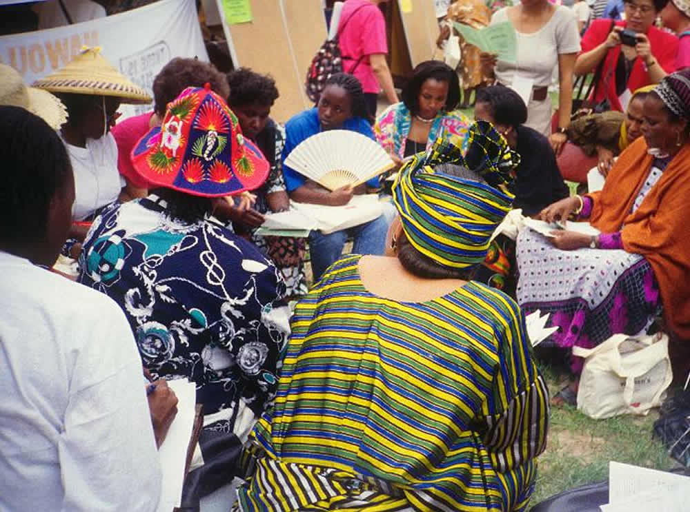 NHRC Partners Women For Women Int’l